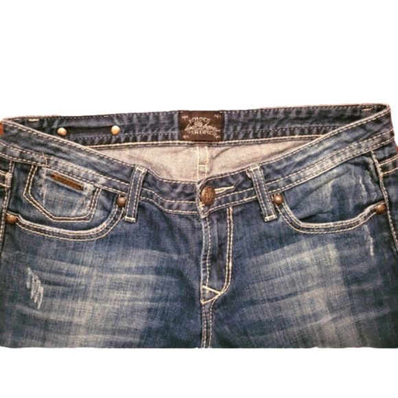 RE ROCK FOR EXPRESS bootcut jeans. Size 8/31inseam. EXCELLENT CONDITION! - Picture 5 of 9